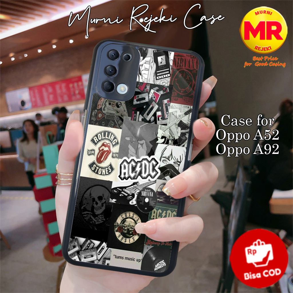 Casing Hp Oppo A52 Oppo A92 Case Oppo A52 A92 Motif BAND04 Case Keren Casing Terbaru Case Anime Soft