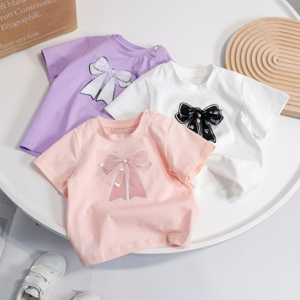 babyfit MINEPUTTA 3-8thn baju blus atasan anak perempuan import kaos oblong korean style nyl-0626