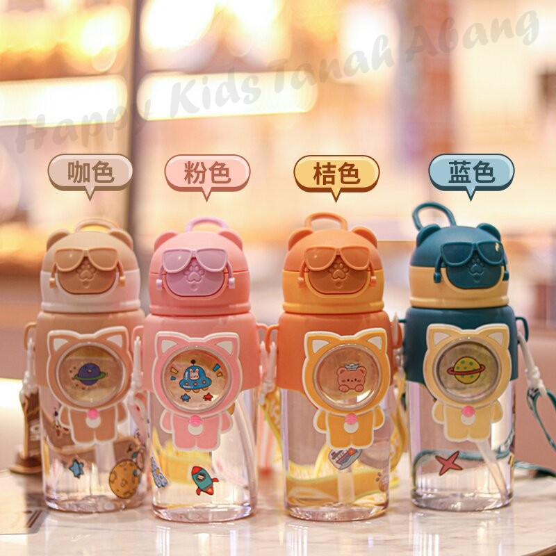 BOTOL MINUM ANAK LUCU KEKINIAN 500ML / TEMPAT MINUM ANAK IMPORT / BOTOL MINUM MURAH BPA FREE