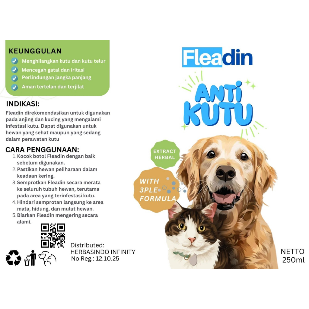 Spray Caplax Obat Kutu Caplax Semprot 120ml Kucing Anjing Anti Tick Flea Cat Dog 120 ml