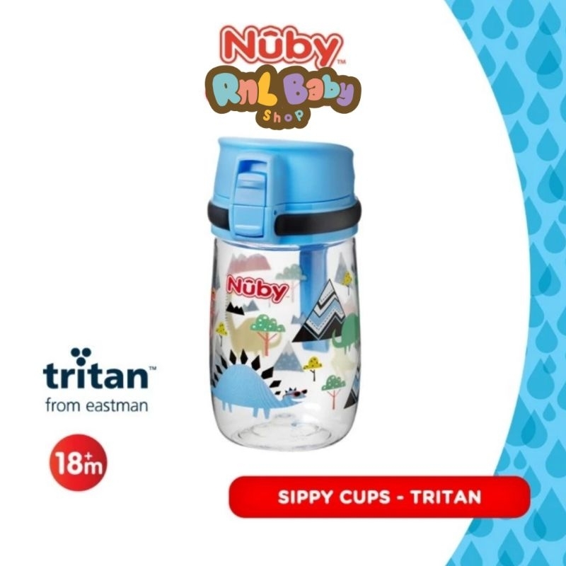 Nuby Tritan Cup Flip Cover - Botol Minum Anak