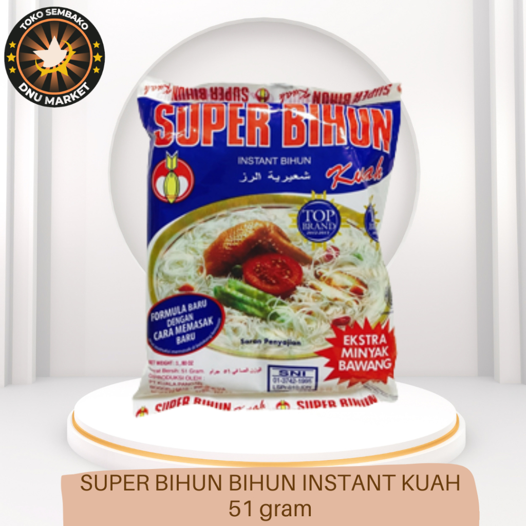 

BIHUN | SUPER BIHUN BIHUN INSTANT KUAH | 51gram