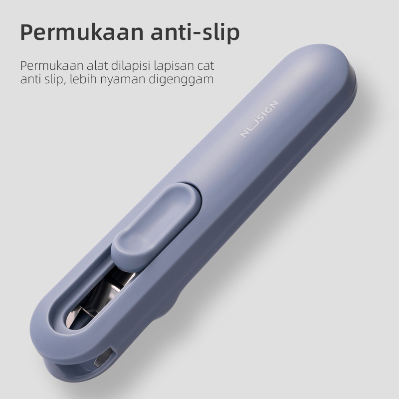 Nusign Fastener / Binder Clip / Penjepit Kertas Otomatis Gratis 8 Buah Clip NS085