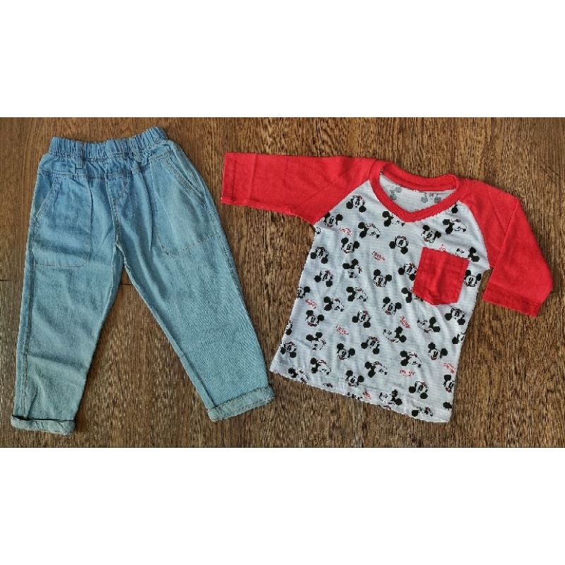 setelan baju anak cowok/one set anak cowok