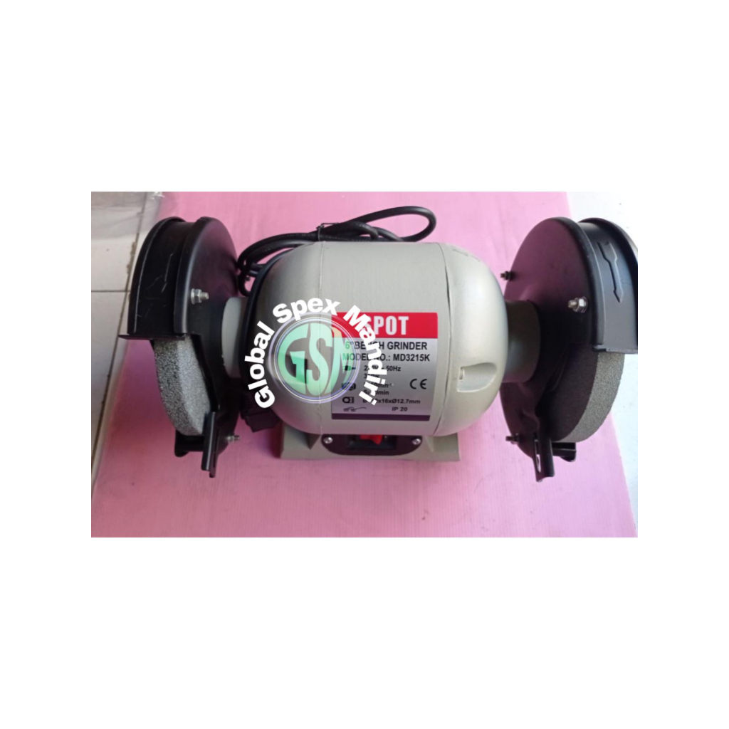 SPOT GERINDA DUDUK 6" MD3215K / BENCH GRINDER 6" SPOT