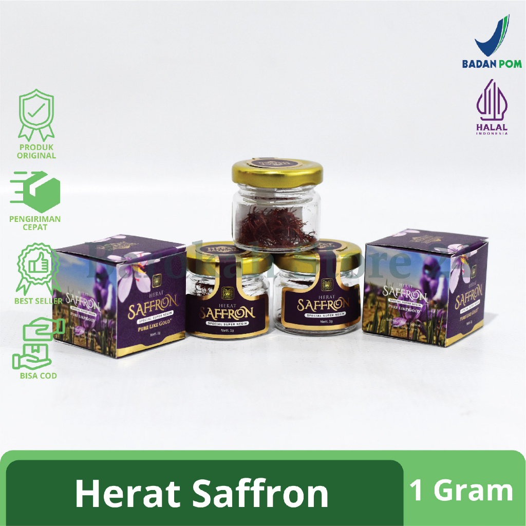 

Safron Herat Saffron Super Negin Asli 1 Gram Obat Iran Herat Saffron 1gram Special Super Negin Safron Shafron Afghanistan Afganistan 1gr Original BPOM Terbaik Penghilang Bekas Iuka