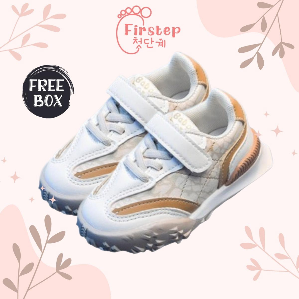 Sepatu Anak Perempuan Dan Laki Laki Import Sneaker Anak Usia 1-5 Tahun FS154