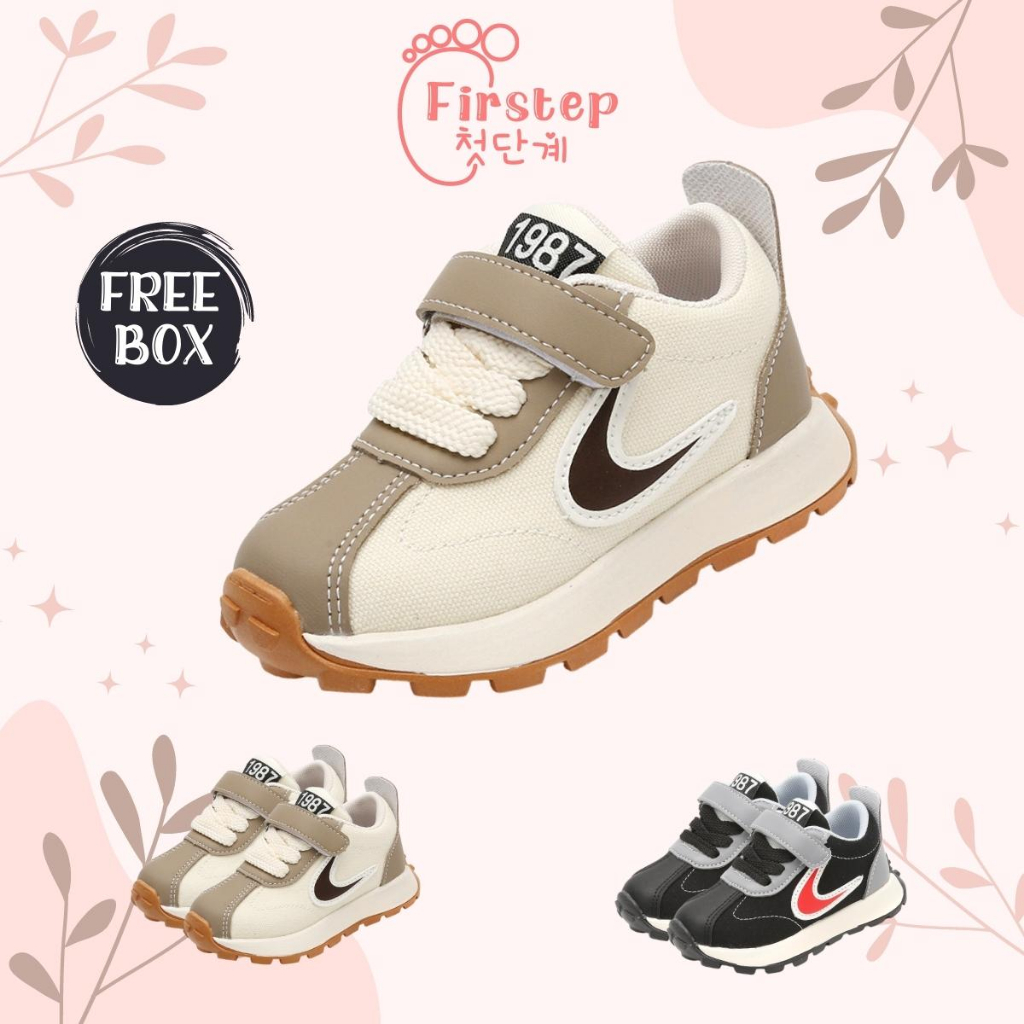 Sepatu Anak Perempuan Dan Laki Laki Import Sneaker Anak Usia 1-5 Tahun FS158