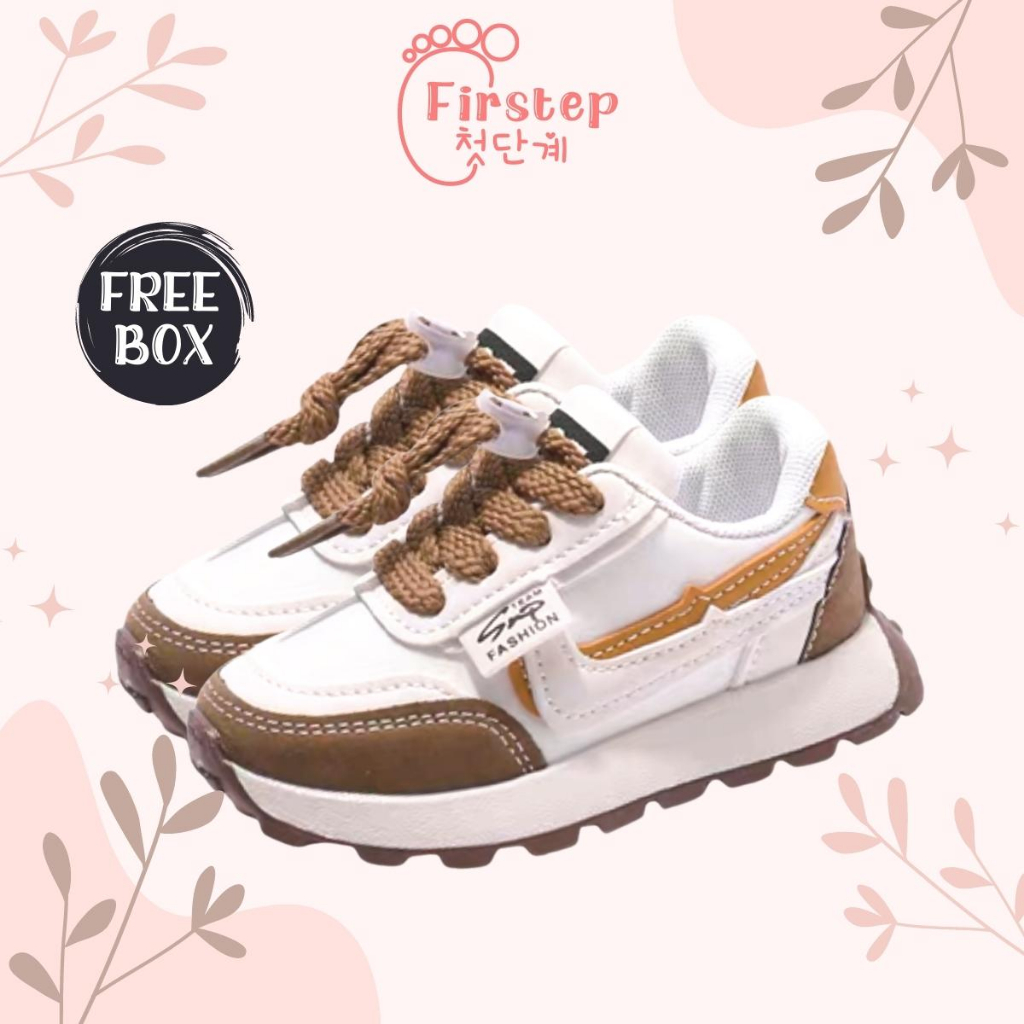 Firstep ❤️ Sepatu Anak Perempuan Sneaker Anak Sepatu Anak Laki Laki Import Premium Quality FS159