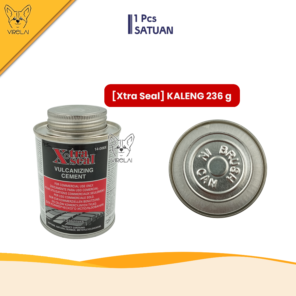 [ TDL 280g / XTRA SEAL 236g ] Lem Tambal Ban Maruni / Vulcanizing Cement