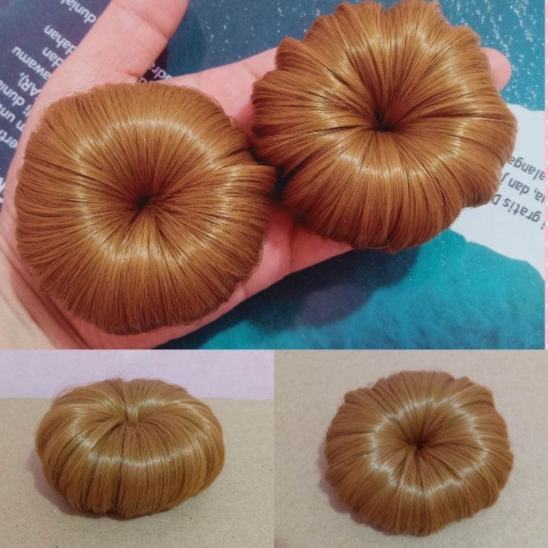 [ PIRANG ] 1Buah Korea Fun Bun / Jepit Rambut Palsu Anak Bayi / Jepit Cepol Sanggul Anak