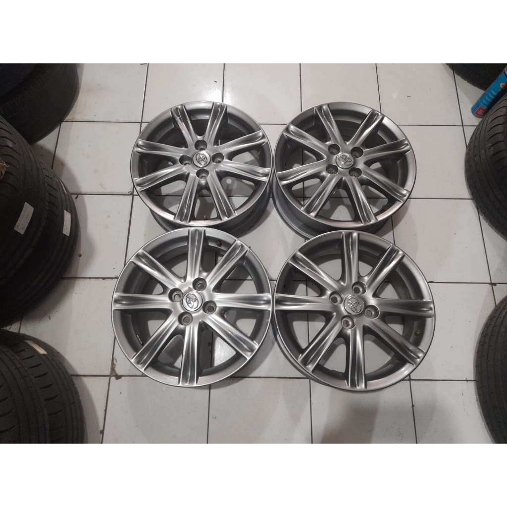 VELG MOBIL SECOND OEM YARIS RING 16X6 HOLE 4X100 U/ YARIS CALYA AGYA