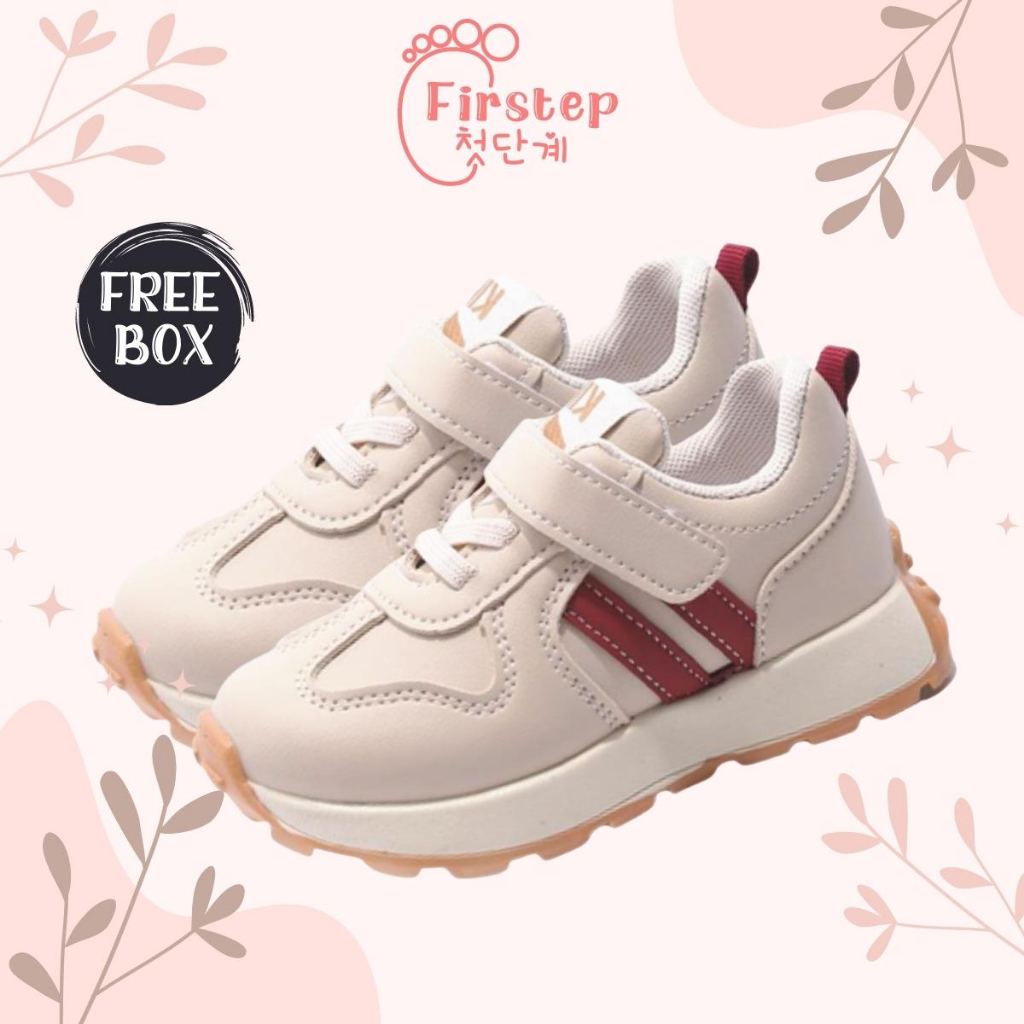 Firstep ❤️ Sepatu Anak Perempuan Sneakers Anak Sepatu Anak Laki Laki Import Premium Quality FS163