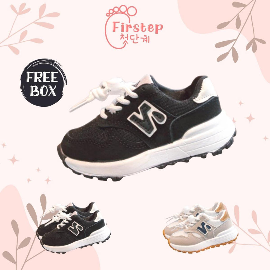 Sepatu Anak Perempuan Dan Laki Laki Import Sneaker Anak Usia 1-5 Tahun FS162