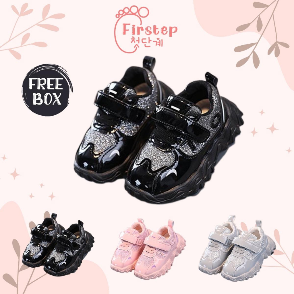 Sepatu Anak Perempuan Dan Laki Laki Import Sneaker Anak Usia 1-5 Tahun FS169