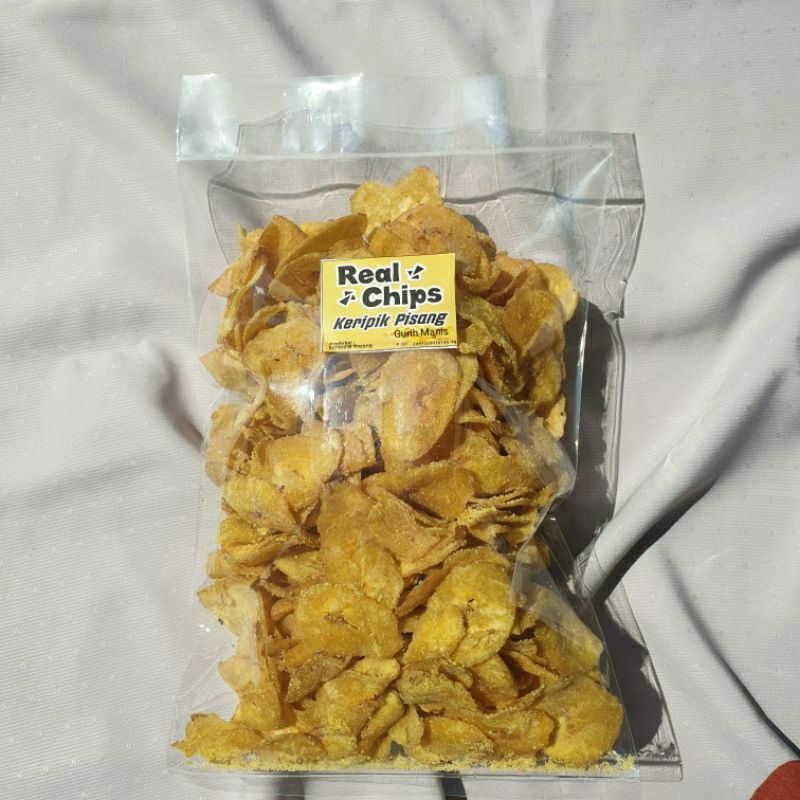 

keripik pisang REALCHIPS gurih