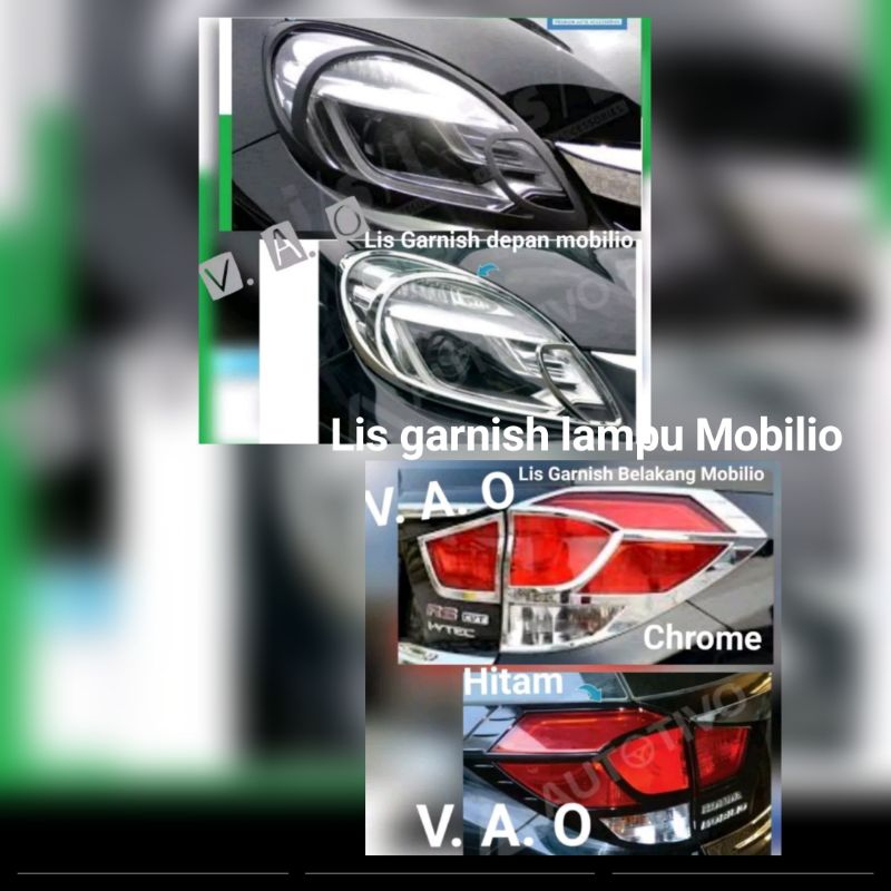 Lis garnish lampu Mobilio Thn 2014-2016