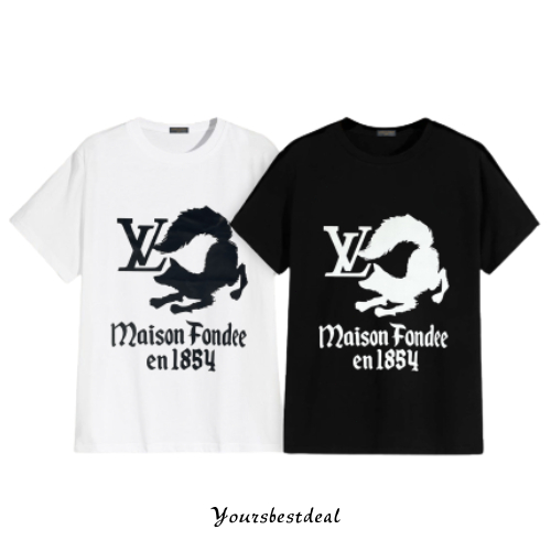 Baju kaos LV X MAISON FONDEE EN 1854|kaos import|kaos pria wanita|t-shirt|kaos branded|007