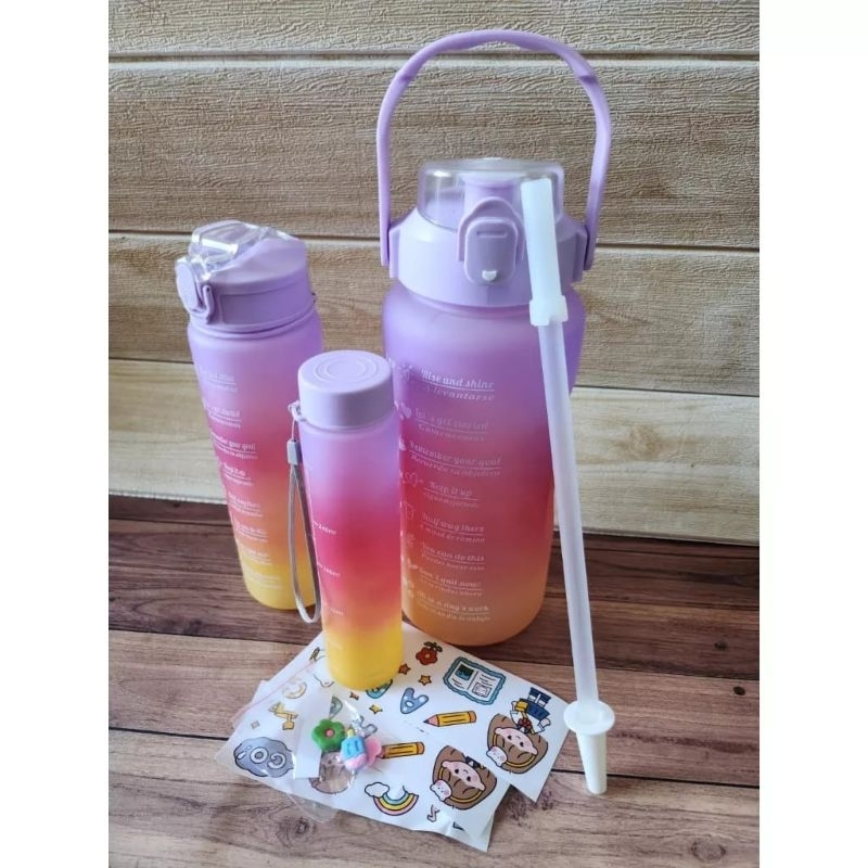 BOTOL MINUM PELANGI BERANAK 3IN1