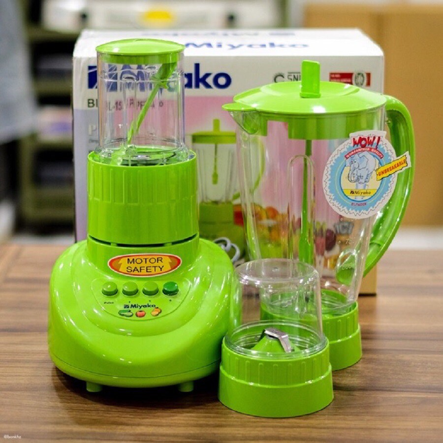 MIYAKO BL-152 PF Blender Plastik 3 IN 1 (1.5 Liter) / BL152PF / BL-152PF