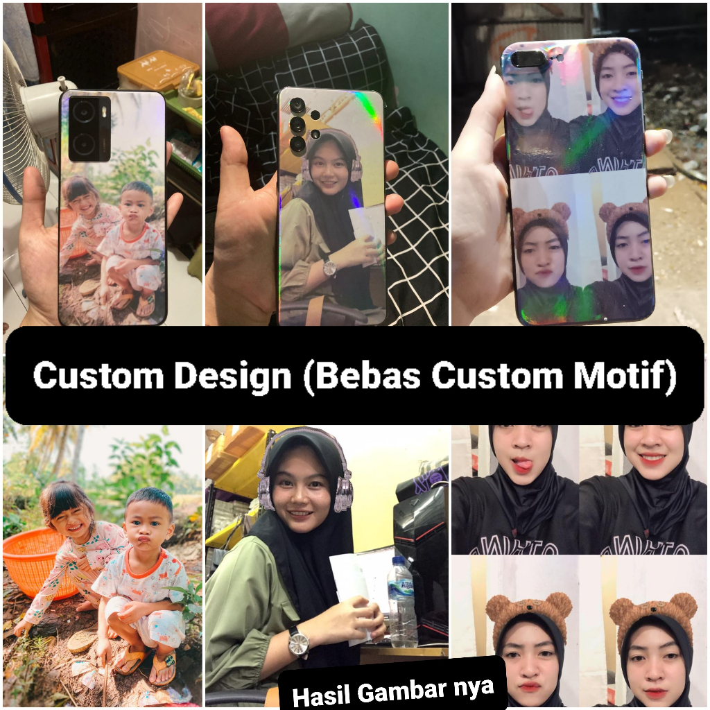 Skin CUSTOM MOTIF GAMBAR Sendiri Redmi 12C 10-2022 10 10A 10C 9 9A 9C 9T 8 8A 8APro 7 7A 6 6A 6Pro 5 5+ 5A 4 4A 4X 3 3S 3Pro 2 Pro 1 Garskin HP BELAKANG Full Warna HD Photo Shop - Foto Caracter Back 4K Jenis ALL Bisa Pakai 4G 5G S ORIGINAL A C T Plus