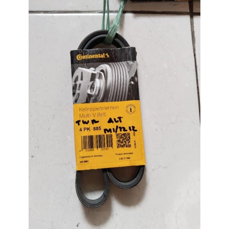 fan van f v belt sabuk tali kipas alternator dinamo ampere amper 4pk 885 kia carens 1 'carens 2 timo