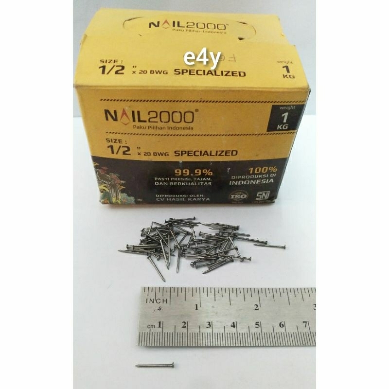 (1 kg) Paku sepatu paku sol paku sofa paku pin paku triplek paku jarum paku pantek paku idep paku so
