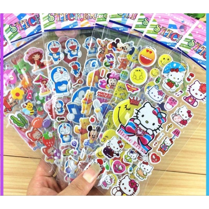 

TERLARIS STIKER 3D ANAK / STICKER TIMBUL / MAINAN TEMPEL KARAKTER MOTIF ANEKA VARIASI LUCU CUTE IMUT STIKER MURAH BAGUS TERMURAH