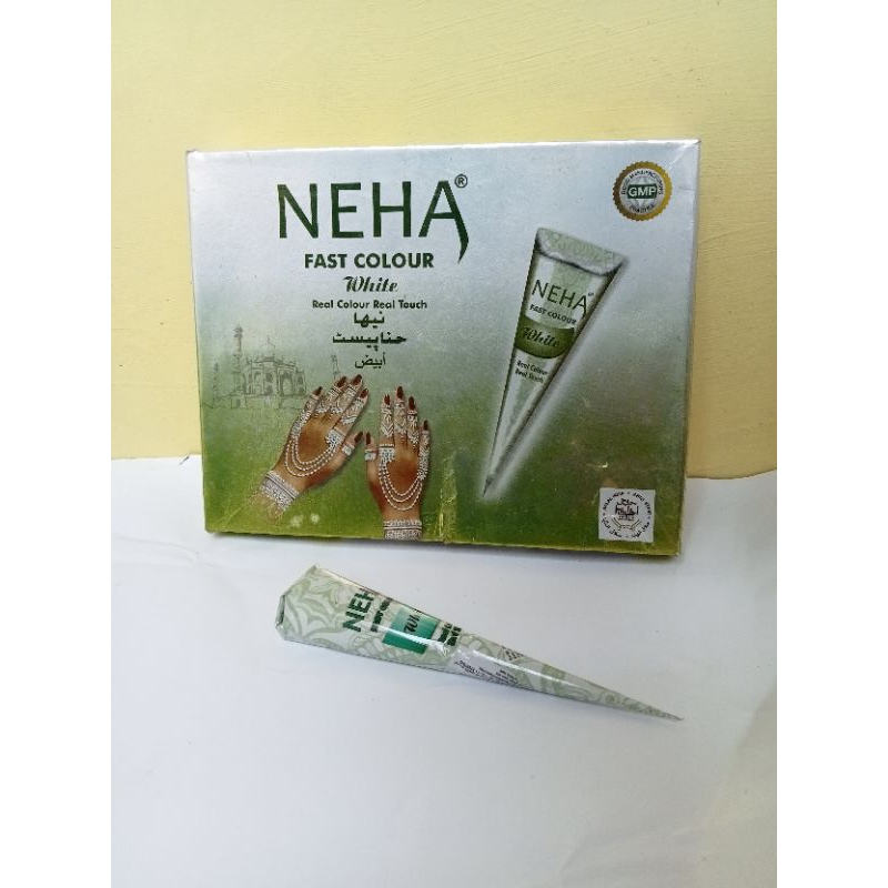 HENNA NEHA PUTIH - PACAR KUKU - REEL COLOUR YOUR TOUCH