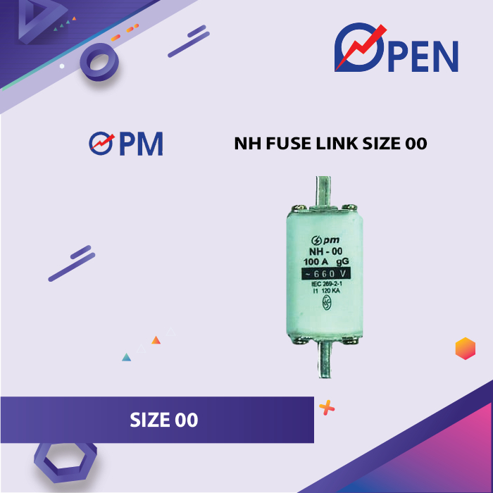NH FUSE LINK SIZE 00 125A, 160A CIC