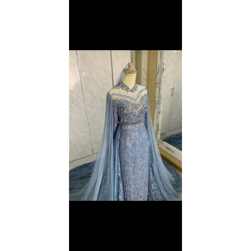 GAUN PENGANTIN DENIM JUMBO LD 120