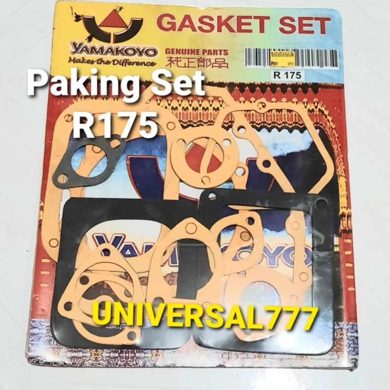 R175 Gasket Paking Packing Satu Set Diesel R 175 R-175 B 7Pk 7,5Pk