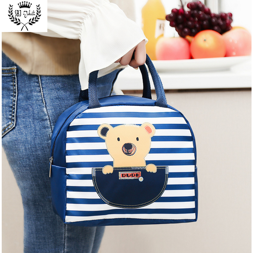 TAS BEKAL INSULATED LUNCH BAG CALIFORNIA DUDE TAS RANTANG THERMAL