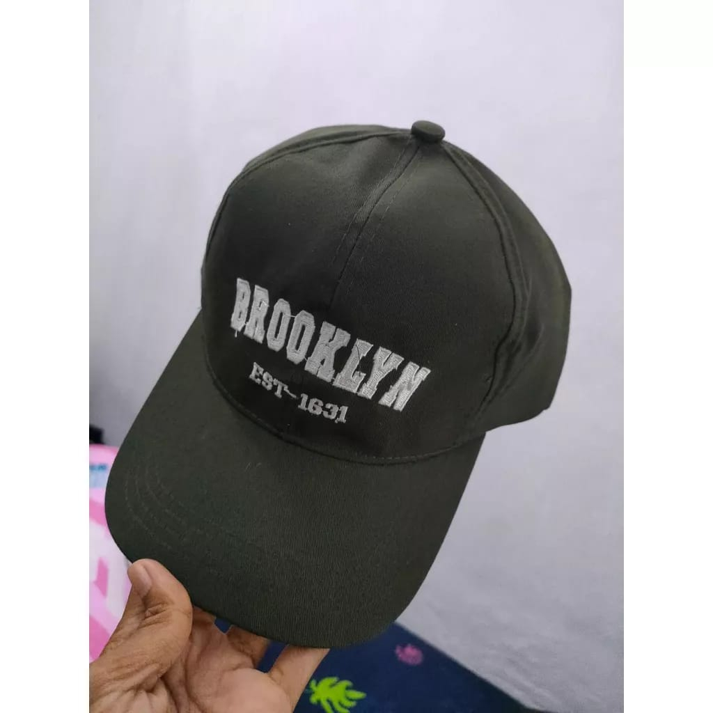 Topi Unisex Cap Hat Cotton Material Bordir Brooklyn Baseball Terbaru 2022/Topi baseball Distro Termurah kualitas import bisa bayar di tempat.