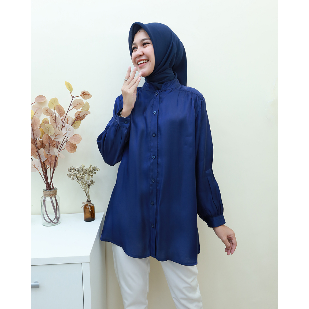 SHIMMER Blouse - Pakaian Wanita Terbaru by Hijab Mamah icis