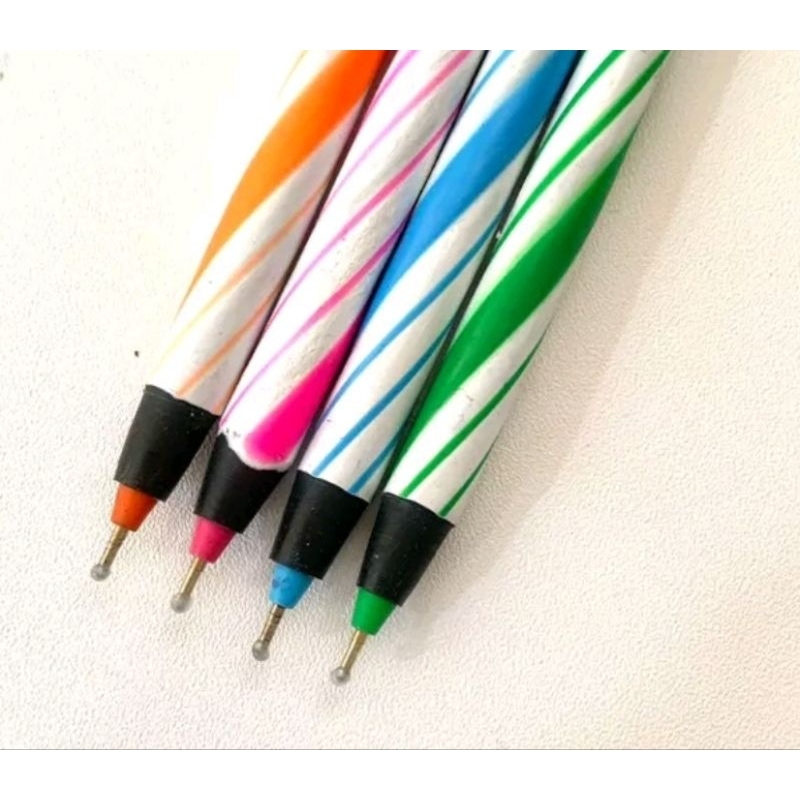 

RB 50pcs PULPEN WARNA - WARNI ULIR KEMAS MIKA souvenir pernikahan khitanan ulang tahun murah unik