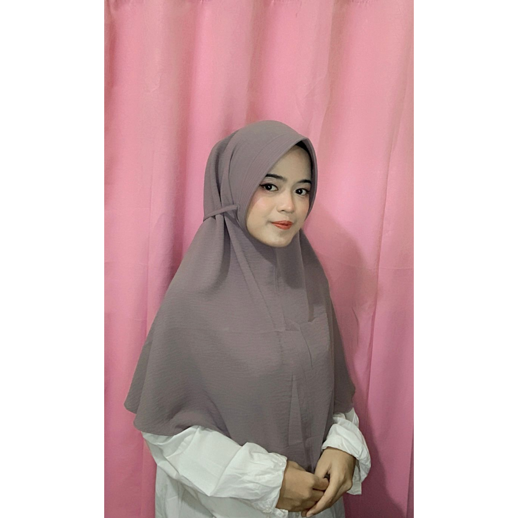 HIJAB BERGO INSTAN CRINGCLE PET TALI L (CRINGCLE AIR FLOW)