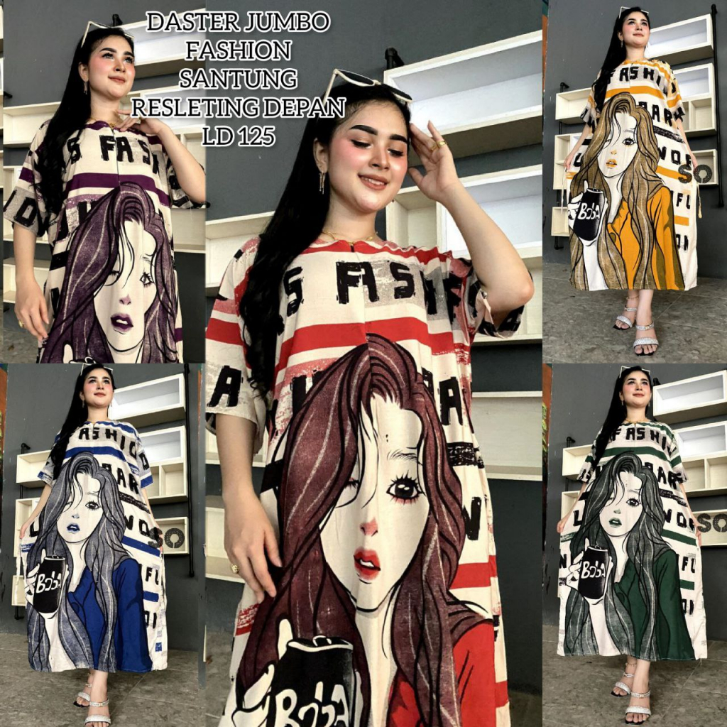 DASTER JUMBO LENGAN PENDEK HELLO SOFIA CABUTAN JUMBO LD 120 CM / DASTER BUSUI RESLETING / DASTER IBU HAMIL / BAJU TIDUR WANITA / DASTER REMAJA KEKINIAN / DASTER MURAH GROSIR BATIK PEKALONGAN / DASTER RAYON ADEM NYAMAN DAILY DRESS HOME TERBARU VIRAL