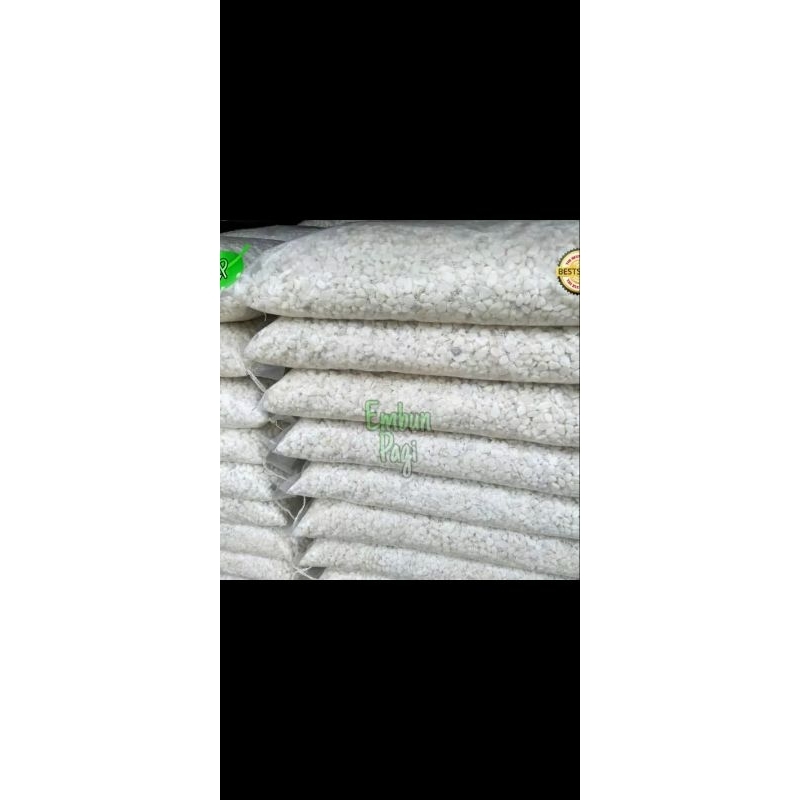 Batu koral putih italy 10kg via cargo