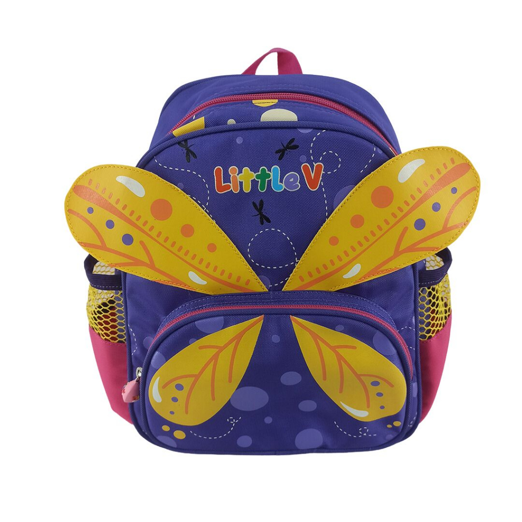 Tas Ransel Backpack Kecil Anak PAUD Little V Original Dumselfly