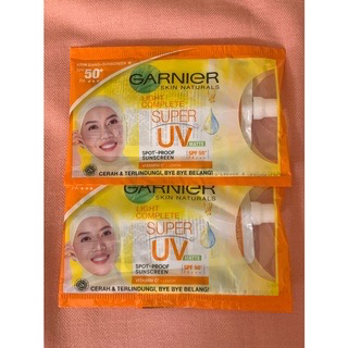 `ღ´ PHINKL `ღ´Garnier Sunscreen UV Sachet SPF PA 50+++ sunblock anti matahari UVA UVB