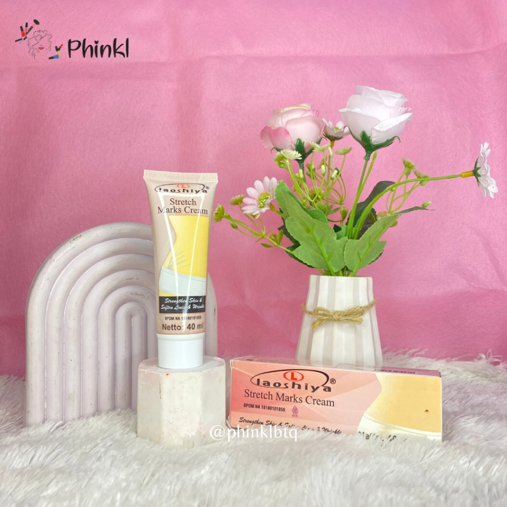 `ღ´ PHINKL `ღ´ Cream laoshiya anti strech mark bekas luka garis putih penghilang keloid