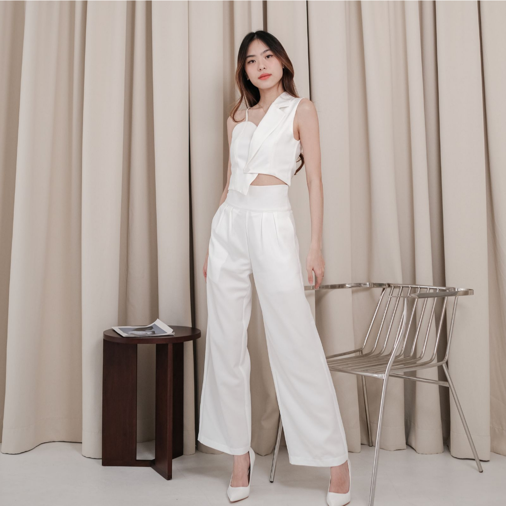 Brier Asymmetric Top - Ocha Wear Crop Top