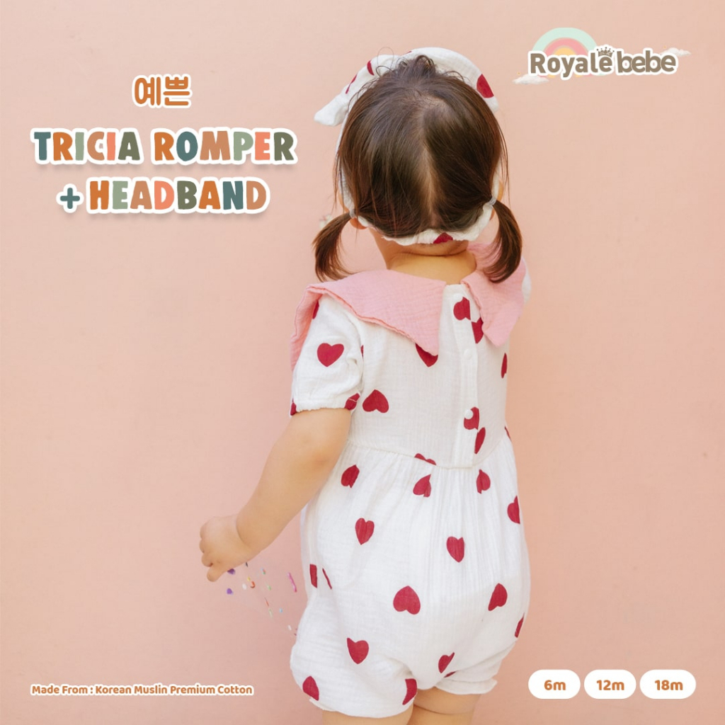 Royale Bebe Tricia Romper + Headband / Romper Baby