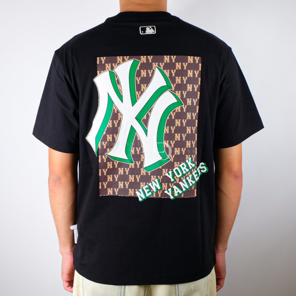 MLB NY Yankess Monotive Overfit Tee Black