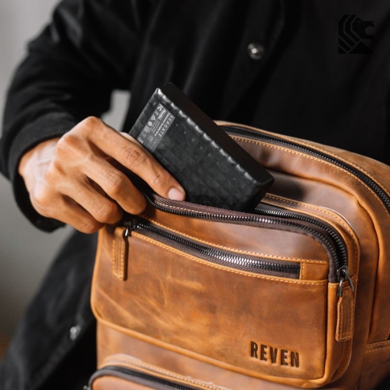 REVEN LEATHER - Tas Punggung Ransel Osiris Backpack Pria Kulit Sapi Asli Tas Terbaru Branded Kekinian Best Quality Ransel Premium