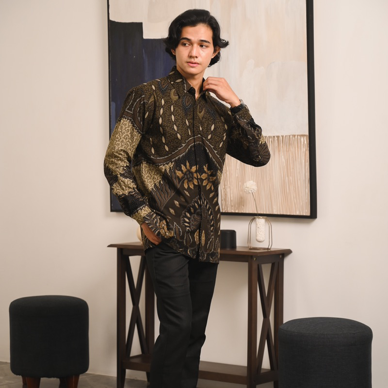 Batik Ayman - RAKSA ARMY | Kemeja Batik Pria Katun Solo Halus