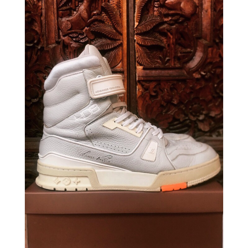 LV Trainer High 408 x Virgil Abloh White/Grey