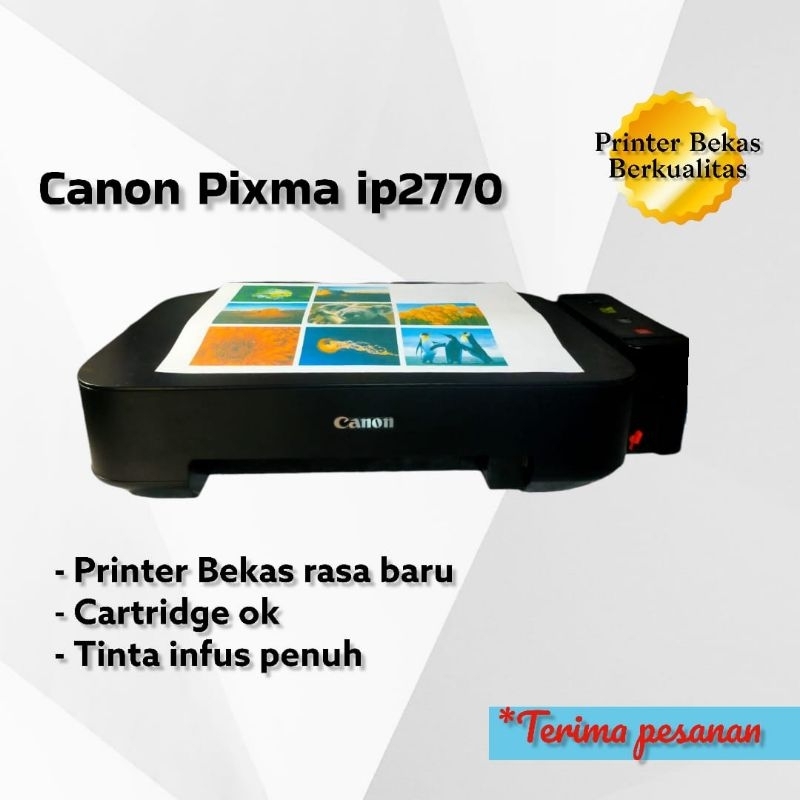 Printer CENON IP2770 single print & infus tabung printer CETAK WARNA
