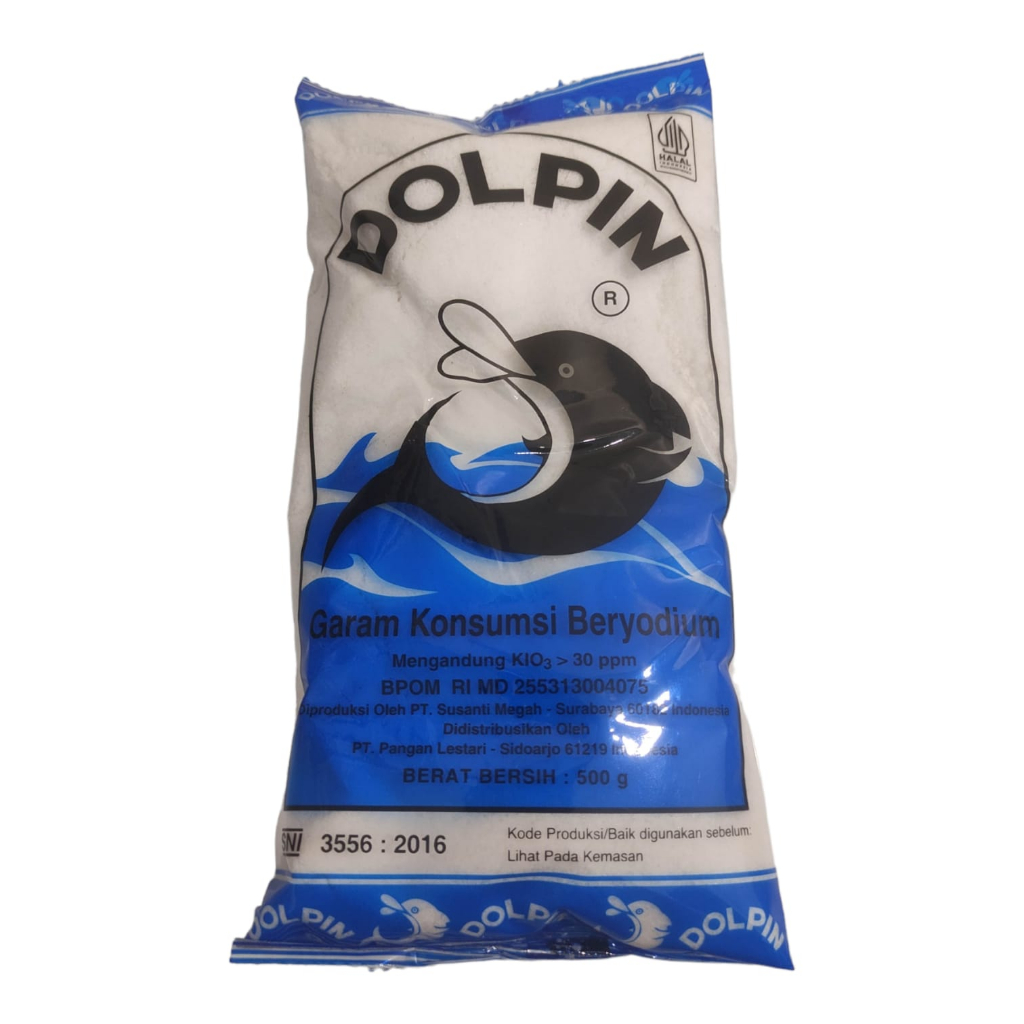 

Garam Dapur Dolpin konsumsi beryodium 500 gr